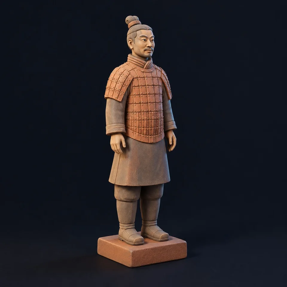 Terracotta warrior · AI concept image