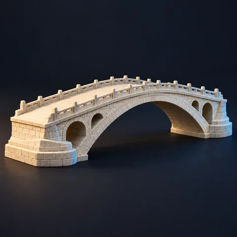 Zhaozhou Bridge · AI concept reference
