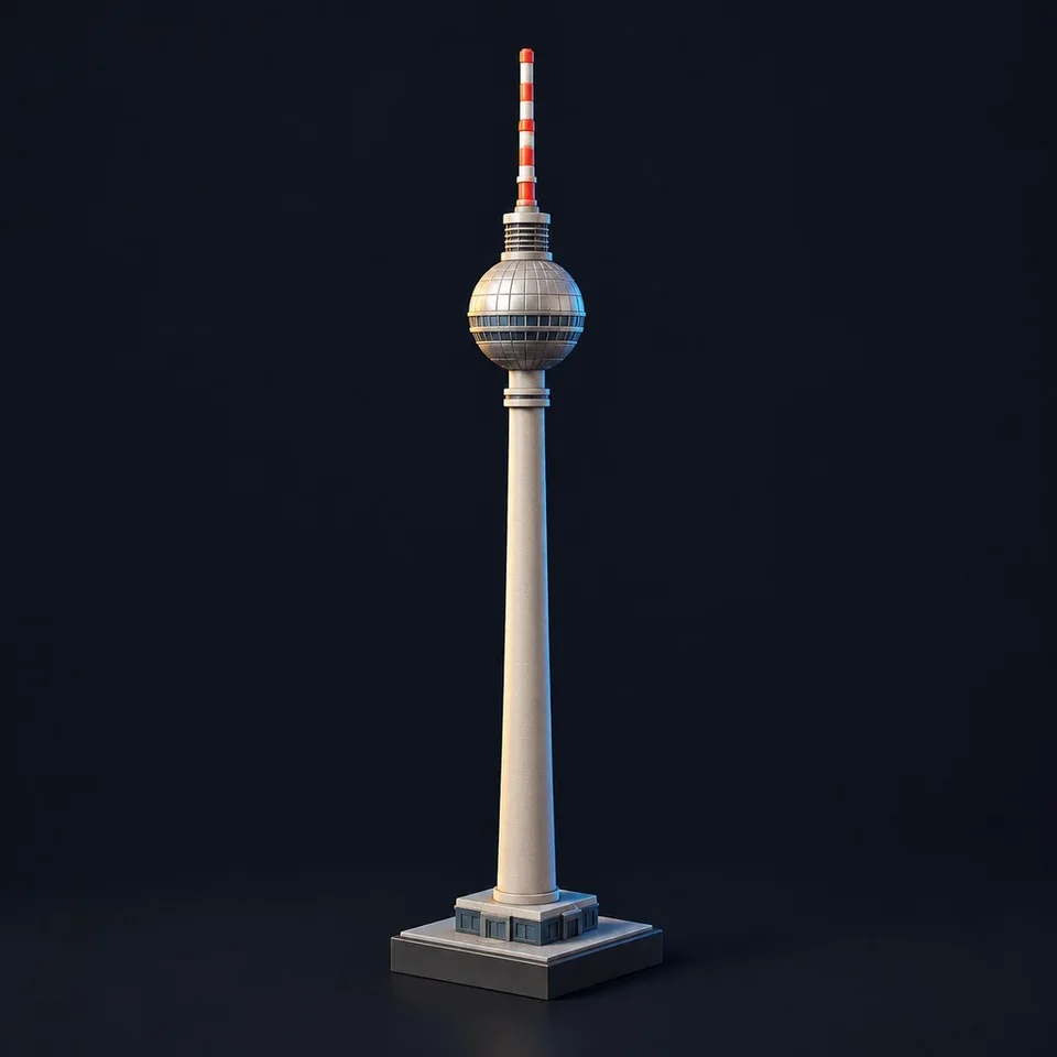 Berliner Fernsehturm · KI-Konzeptbild