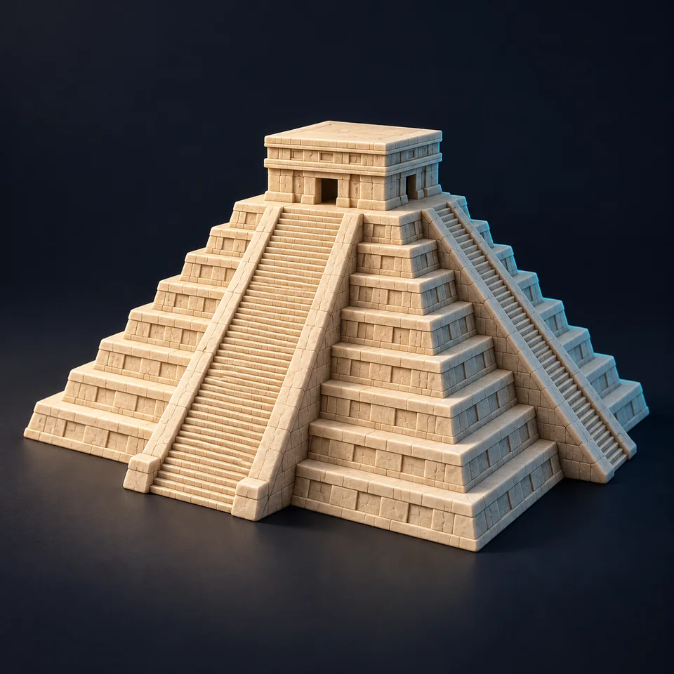 Pyramide von Chichén Itzá · KI-Konzeptbild