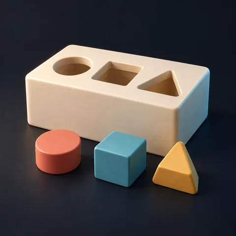 Shape sorter · AI concept image