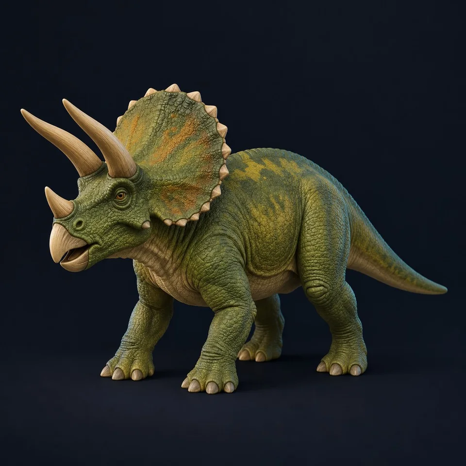 Triceratops · AI concept image