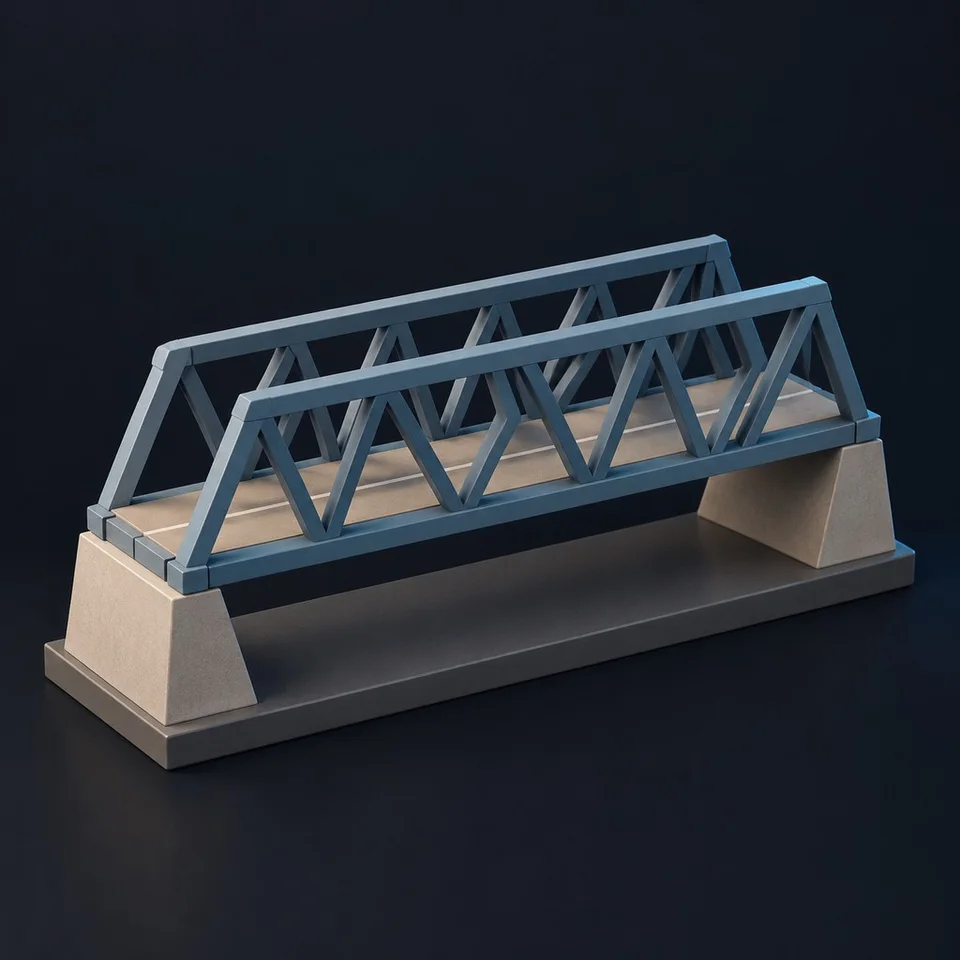 Truss bridge · AI concept image