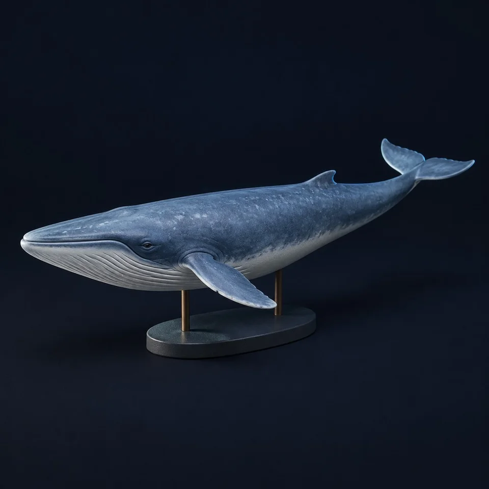 Blue whale · AI concept image