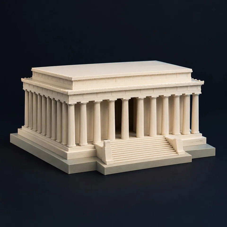 Monumento a Lincoln · Imagen conceptual con IA
